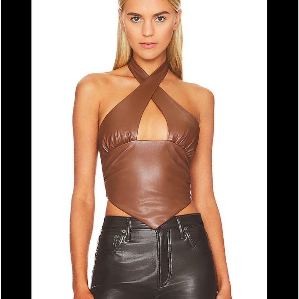 Revolve Brown Top - image 1